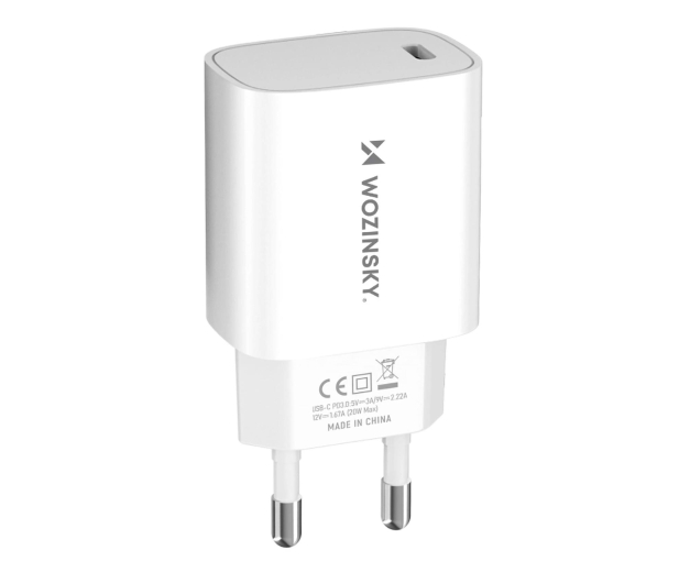 Wozinsky Ładowarka sieciowa 20W USB-C biała WGWCCW - 1487885 - zdjęcie 2